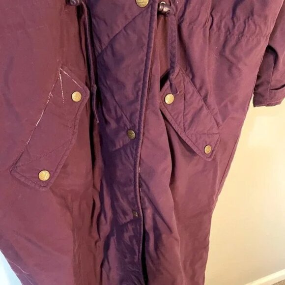 LL Bean Vintage Purple Thinsulate Parka Long Winter Coat in Size Medium/Large - Picture 7 of 16